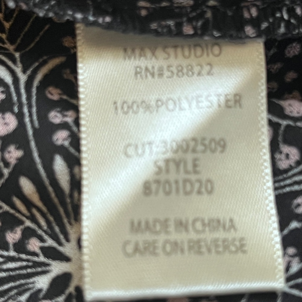 Max Studio Black and Orange Patterned Kimono Boho… - image 7